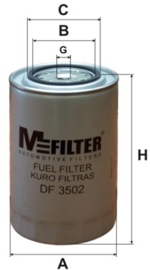 Filtru combustibil DF 3502 MFILTER
